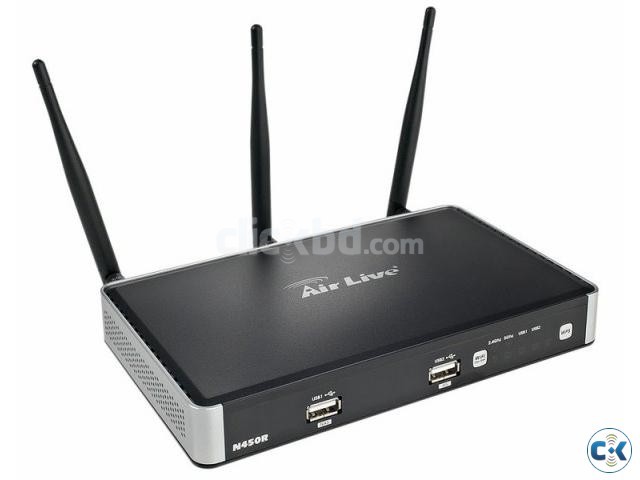 N450R 750Mbps Wireless-N Beam-forming IPv6 Gigabit Router large image 0