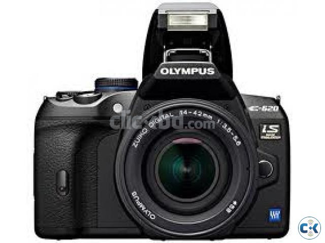 OLYMPUS E620 DSLR with TWO Kit-lenses large image 0