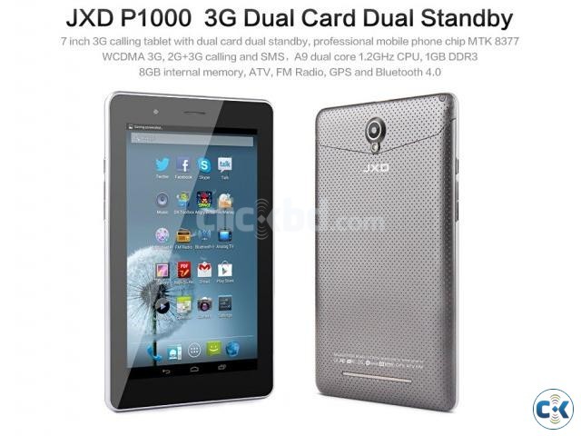 JXD P1000 3G_1GB Ram 8GB BT Tablet PC With 3650Tk EID Gift  large image 0