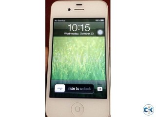 iPhone 4 8gb white look brand new