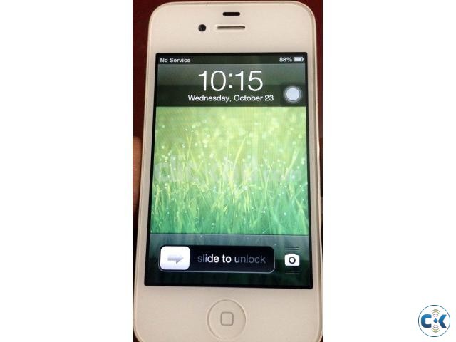 iPhone 4 8gb white look brand new large image 0