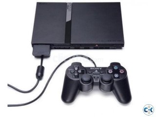 Playstation 2 Slim Black with 25 Cds SCPH-90006 CB 