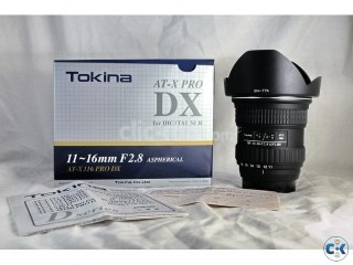 Tokina 11 16mm f 2.8 Pro DX for canon is for sale