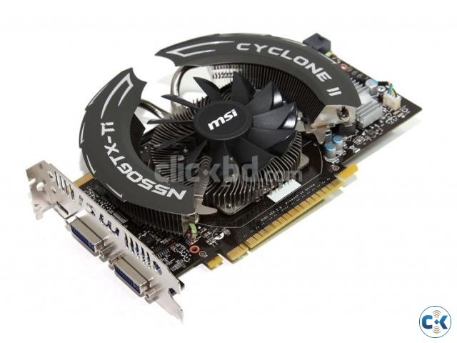 MSI GTX 550 Ti Cyclone II warranty 5 months large image 0