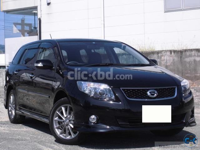 Toyota Axio fielder 2008 Black HID large image 0