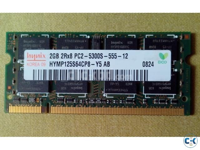 HYNIX 2GB DDR2 667 BUS SPEED LAPTOP RAM large image 0