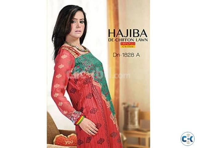 Hajiba Lawn Dress New 2013 large image 0