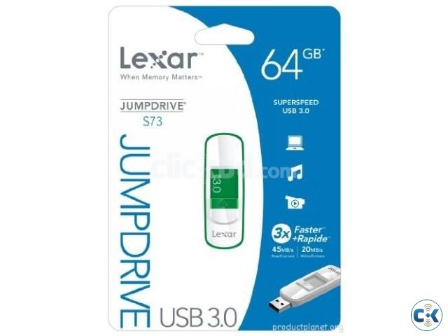 Lexar JumpDrive S73 64GB USB 3.0 Flash Drive large image 0