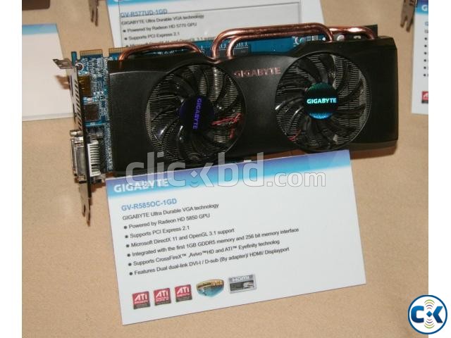 gigabyte hd 5850 over clocked edition large image 0