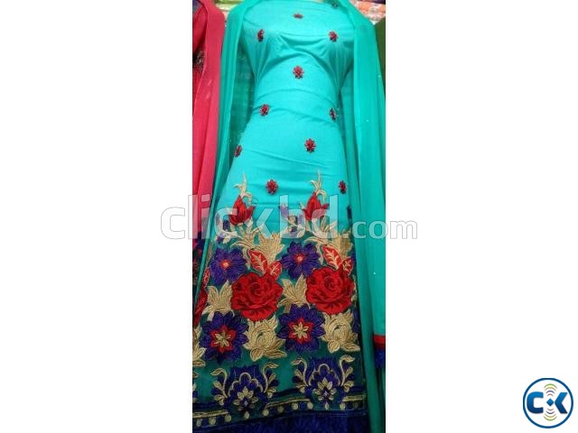 Cotton Embroidery salwar kamiz large image 0