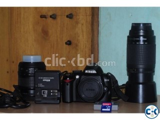 Nikon D300 with 18 -55 and 55 - 300 lens 