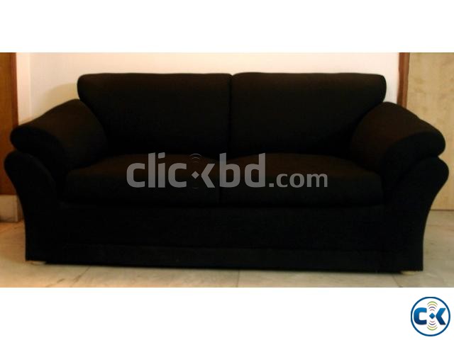 Black Fabric Sofa for sell large image 0