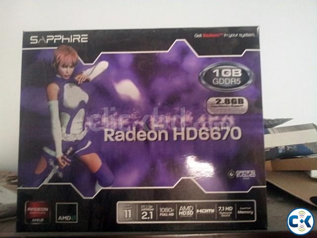 sapphire radeon hd 6670 for sell....see inside large image 0