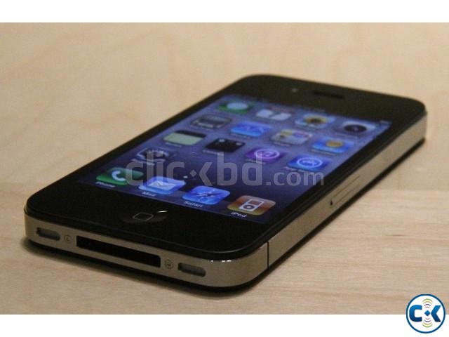 Iphone 4 16 GB Black Unlock large image 0