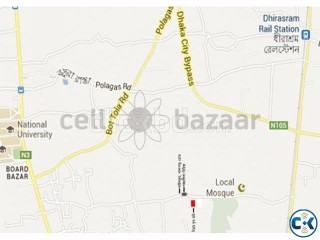 Land for Sale with 1 tin set buildin in Gazipur Board bazar