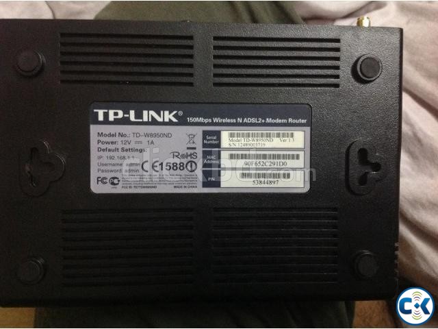 Tplink-W8950ND ADSL MODEM ROUTER  large image 0