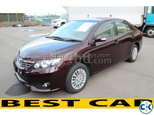 Toyota Allion G 2011 New Model Cherry Color with Fog large image 0