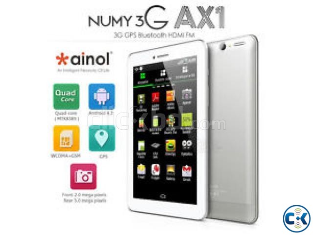 Ainol Numy 3G AX1 Quad Core Phone Calling Tablet PC L.Case large image 0