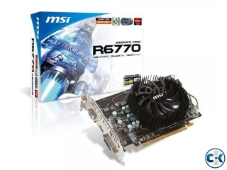 msi radeon hd 6770 with box and warranty