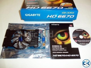 Gigabyte AMD 6670 1 GB DDR3