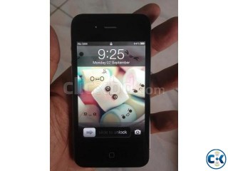 I Phone 4 Black 8GB Lock