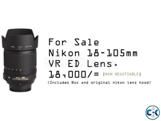 Nikon 18-105 VR ED lens