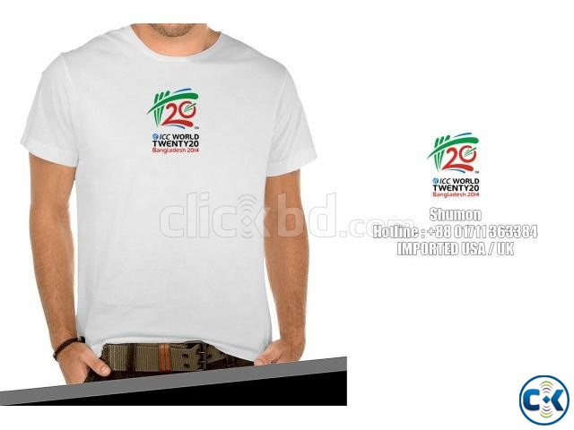 ICCT20 AND FIFA WORLD CUP T-SHIRT large image 0