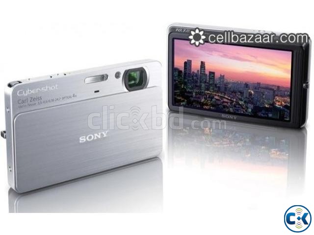 Original Sony Cyber-shotT77 touch screen camera large image 0