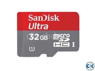 SanDisk Ultra UHS 1 32GB Micro SDHC with Adapter