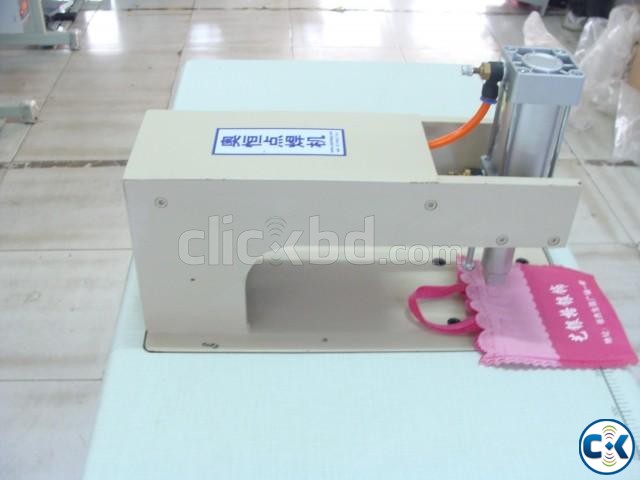 Non Woven Bag Handle Fixing Machine large image 0