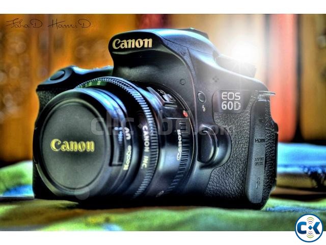 Canon EOS 60D with prime in a cheap price large image 0