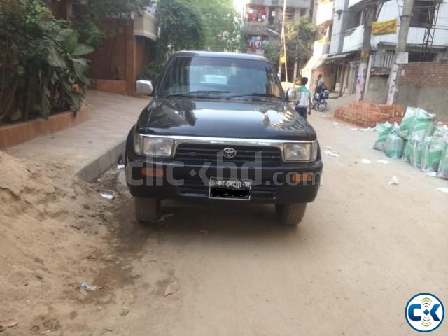 Hilux surf Diesel sunroof 4wd good condition -91 large image 0