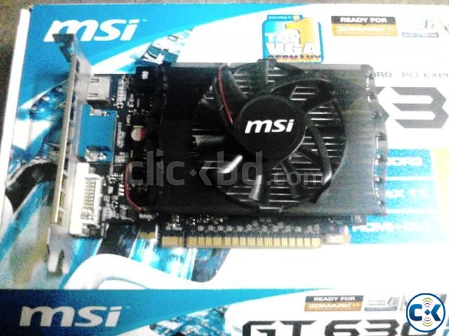 MSI NVIDIA GT630 4GB DDR3 810 MHz with warranty large image 0