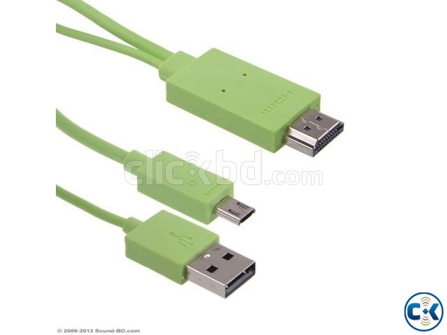 HDMI TV CABLE HDTV MICRO USB FOR GALAXY S3 S4 NOTE 2 3. - Se large image 0