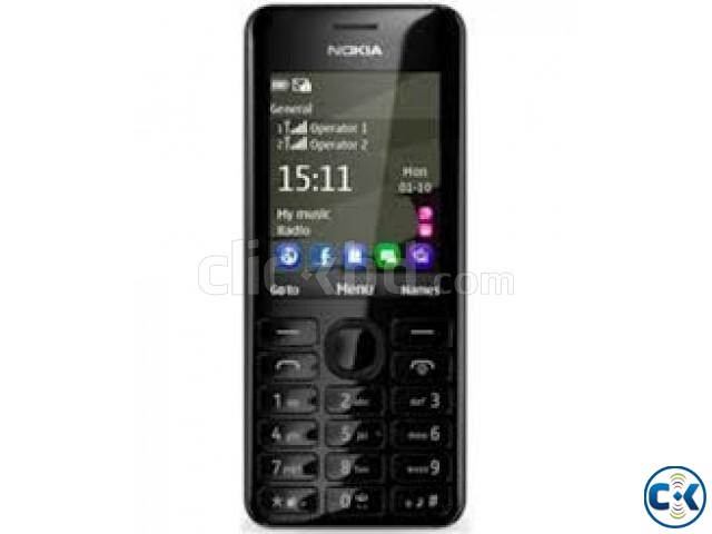 nokia 206 black used large image 0