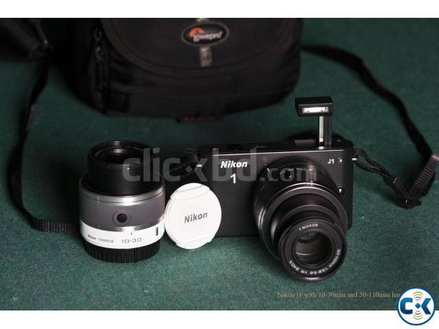 Nikon j1 with 10-30mm and 30-110 mm lens DSLR  large image 0