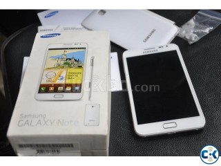 SAMSUNG GALAXY NOTE GT-N7000 WHITE COLOR 