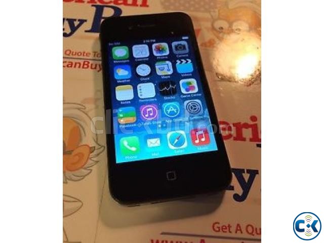 Iphone 4 black 32 GB factory unlocked from USA large image 0