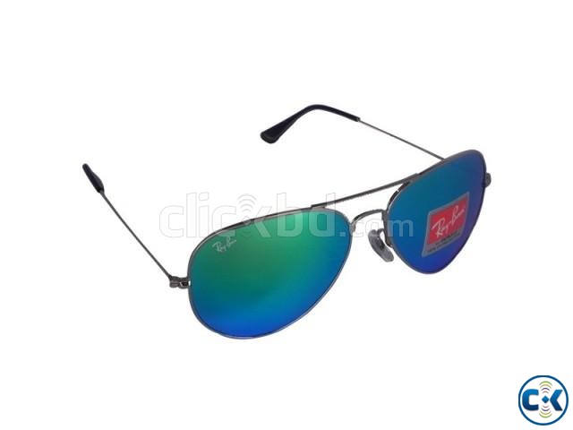 Ray-Ban RB 3026 Aviator Large Metal Blue Mercury large image 0