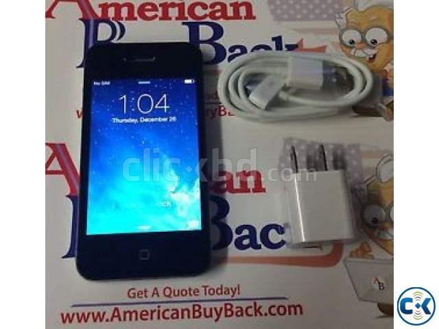 Iphone 4 black 32 GB factory unlocked from USA large image 0