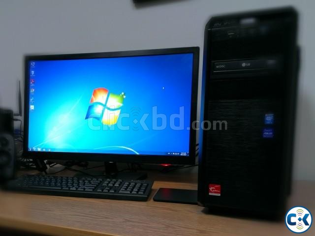 Core2Dou Desktop Computer Full Set With 16inc Lcd Monitor large image 0