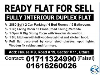 READY DUPLEX FLAT FOR SELL