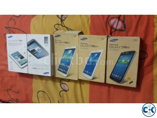 samsung tab 2-3 are available full boxed brand condition