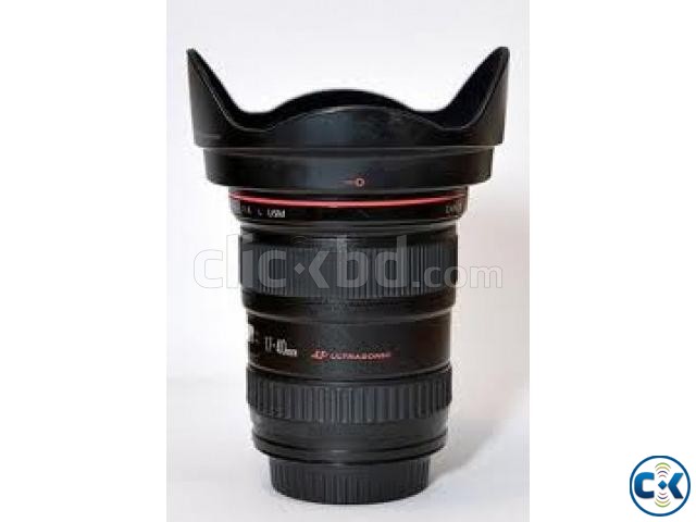 Canon EF 17-40mm f 4L USM Lens large image 0