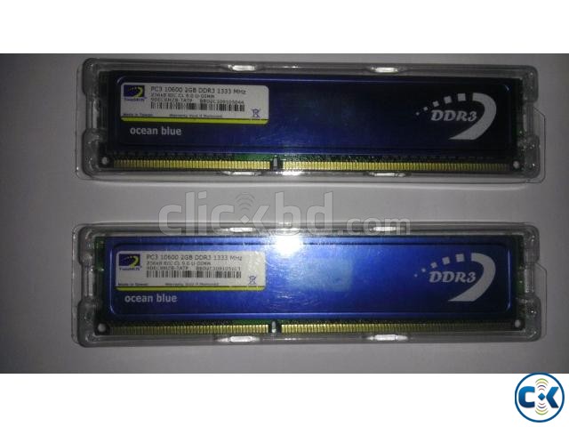 DDR3 RAM 2GB 1333 MHz each - 2 Nos. 4GB Set-1  large image 0