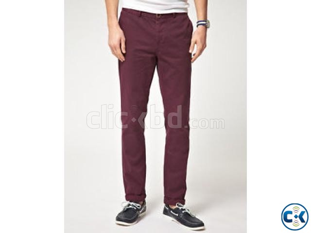 ATLANTIC BAY DARK PURPLE GABARDINE PANT large image 0