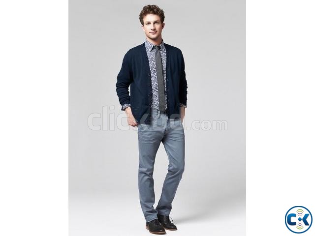 BLUE GABARDINE PANT large image 0