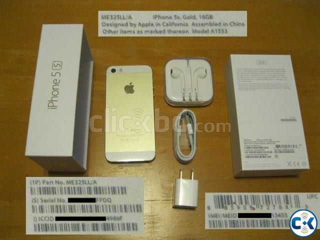 Apple iPhone 5S 16GB 32GB 64GB large image 0