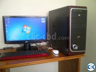 Full Set Dualcor Computer with 19inc LG Monitor Only 15500tk