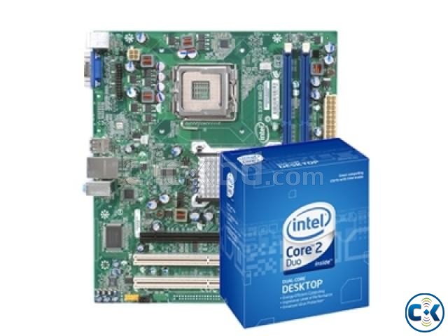 core 2 duo E7400 with motherboard hdd ram large image 0